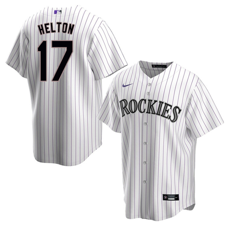 Nike Men #17 Todd Helton Colorado Rockies Baseball Jerseys Sale-White